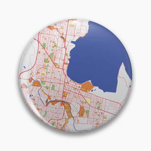 Item preview, Geelong map victoria - personalized map, anniversary gift designed and sold by PostersProf1.