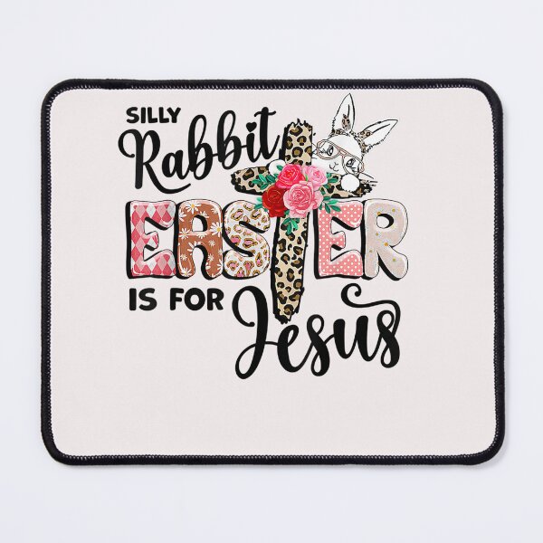Item preview, Silly Rabbit Easter Is For Jesus Easter Day Leopard Cross designed and sold by bixanh14436.