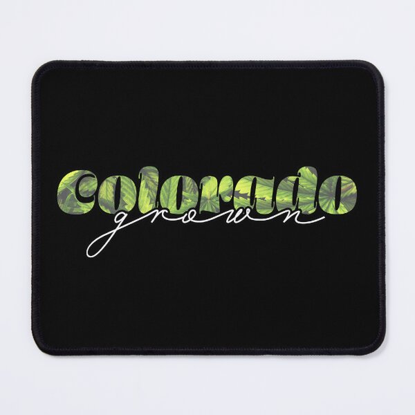 Item preview, Colorado Grown Weed Leaves Text - Marijuana/Pot/420/Cannabis for Stoners and Smokers designed and sold by SteamParliament.
