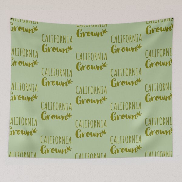Item preview, California Grown Weed Leaf - Marijuana/Pot/420/Cannabis for Stoners and Smokers designed and sold by SteamParliament.