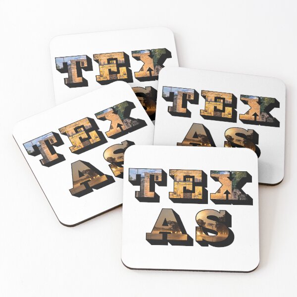 Item preview, Texas w/ Famous Landmarks designed and sold by Pajamurai.