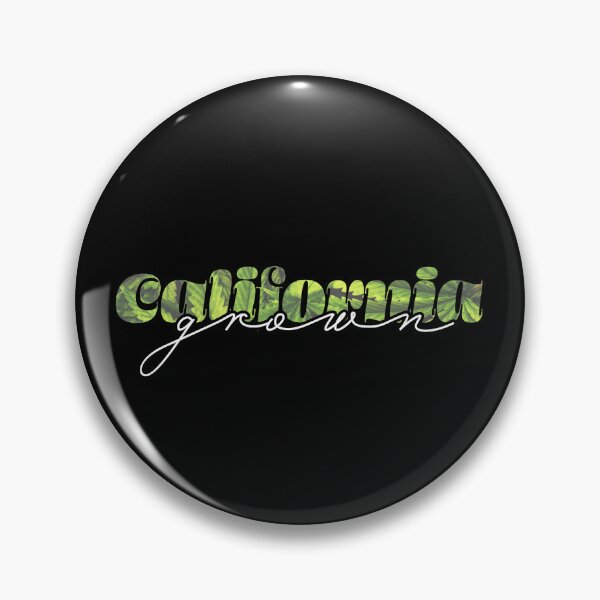 Item preview, California Grown Weed Leaves Text - Marijuana/Pot/420/Cannabis for Stoners and Smokers designed and sold by SteamParliament.
