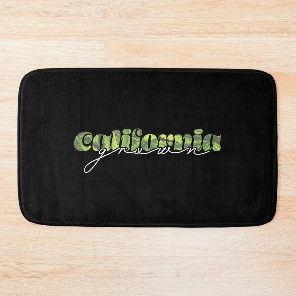 Item preview, California Grown Weed Leaves Text - Marijuana/Pot/420/Cannabis for Stoners and Smokers designed and sold by SteamParliament.
