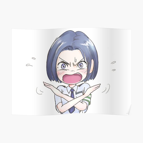 Pósters: Chica Anime Enojada | Redbubble Pósters: Chica Anime Enojada | Redbubble