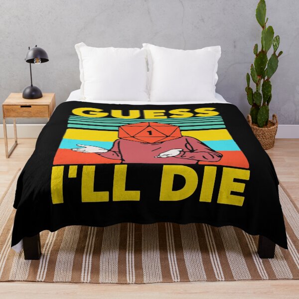 Item preview, Guess I_ll Die D20 Dice RPG Classic T-Shirt designed and sold by Caslull0909.