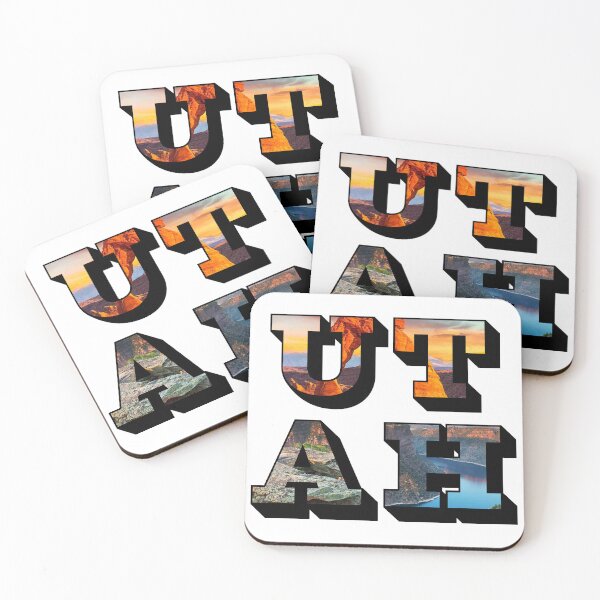Item preview, Utah w/ Natural Landmarks designed and sold by Pajamurai.