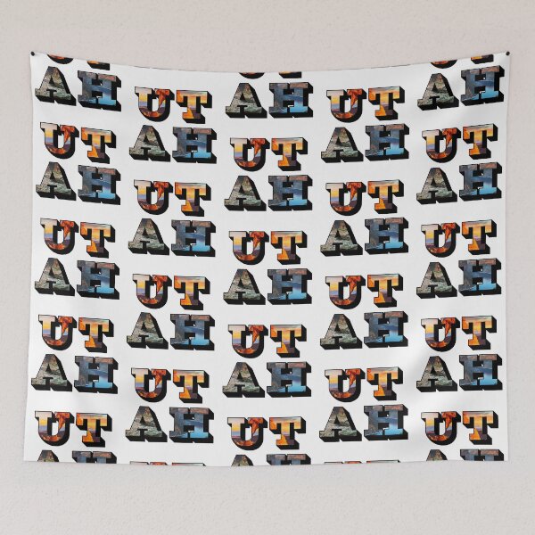 Item preview, Utah w/ Natural Landmarks designed and sold by Pajamurai.