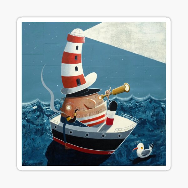 Ship Ahoy! Sticker