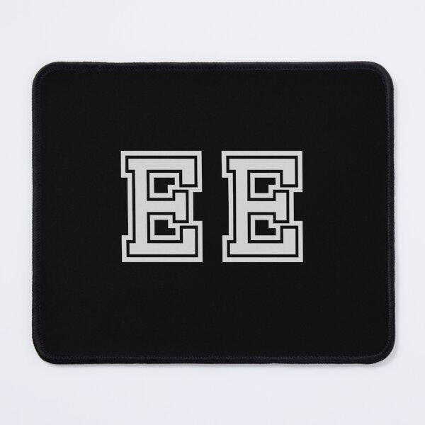 Item preview, E.E. Varsity Initials | Varsity Letters | Black And White | Personalised Gifts designed and sold by Avo And Sriracha.