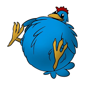 Artwork thumbnail, Blue Chook by RAPT0RARTS