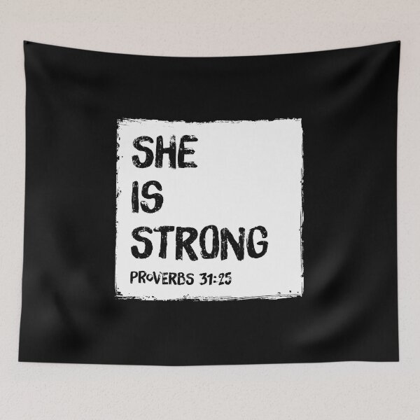 Item preview, Best God She Is Strong Religious Faith Jesus Christian Prayer Feminist designed and sold by adsmod.