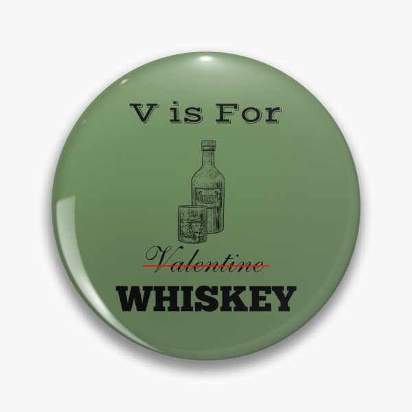 Item preview, V IS FOR VALENTINE WHISKEY BLACK BOTTLE    designed and sold by TheMaxBoutiquez.