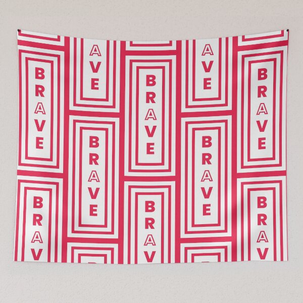 Item preview, Brave Typography Simple Design designed and sold by Fexdvers.