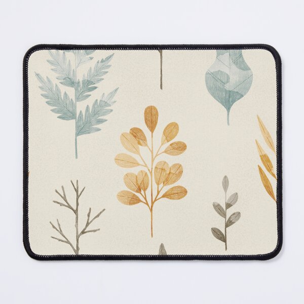 Item preview, Autumn colors leaves and branches pattern. Botanical illustration. designed and sold by helga-wigandt.