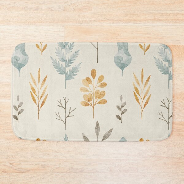 Item preview, Autumn colors leaves and branches pattern. Botanical illustration. designed and sold by helga-wigandt.