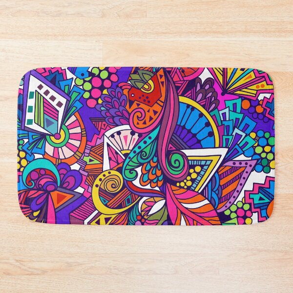 Item preview, psychedelic colorful abstract designed and sold by izzygorrocha.
