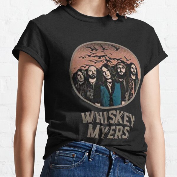 Whiskey Rock Myers Band Shirt Womens Tops Novelty Big Girls Basic