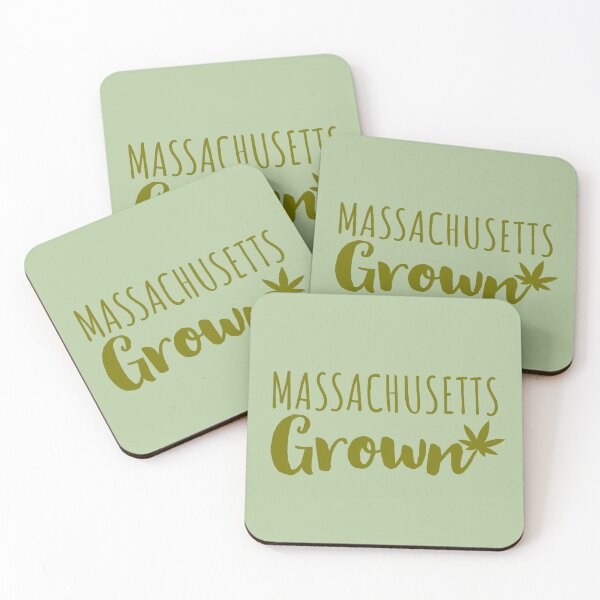 Item preview, Massachusetts Grown Weed Leaf - Marijuana/Pot/420/Cannabis for Stoners and Smokers designed and sold by SteamParliament.