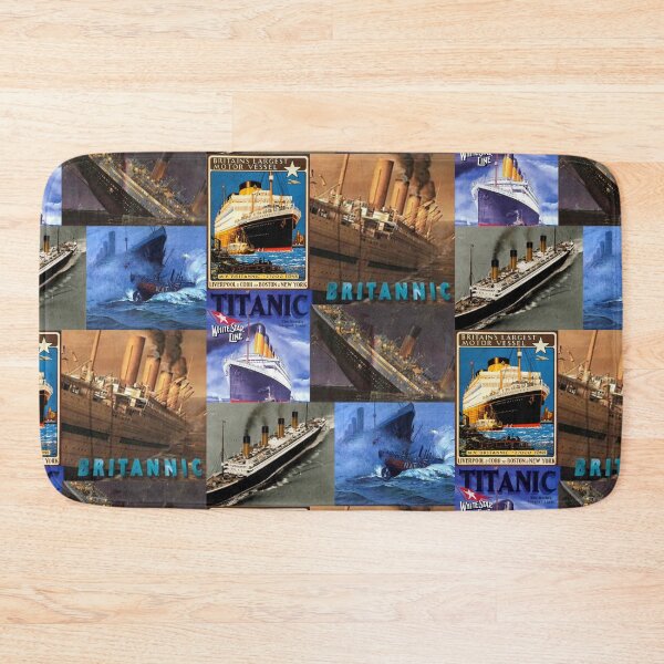 Item preview,  Titanic and her sisters britanic sister ship,iceburg,white star star liners,ship sinking designed and sold by amy greaves.