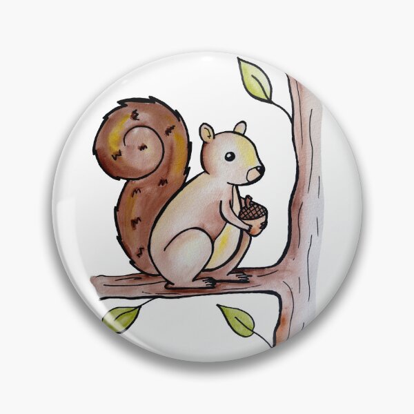Item preview, Squirrel Watercolor designed and sold by kmstudio.