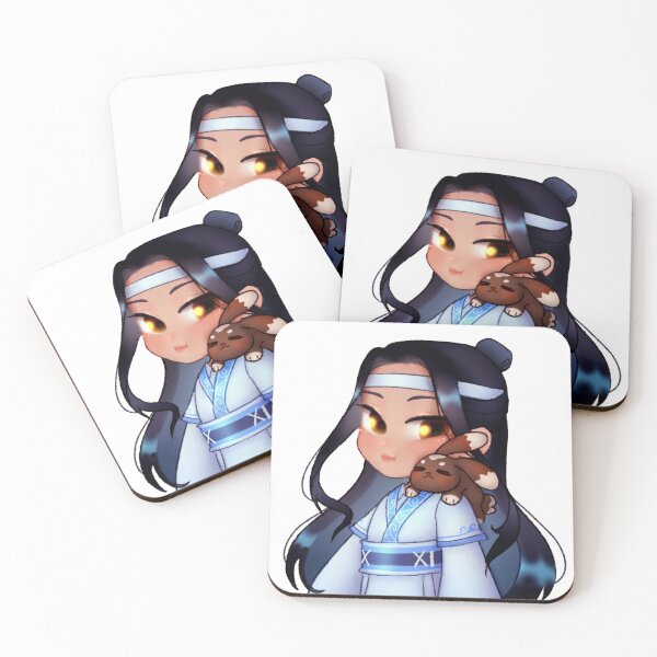 Item preview, oh to be a rabbit squishing lan wangji's cheek  designed and sold by jengarie.