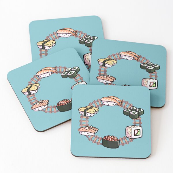Item preview, Sushi Roll Train - Pattern and Sticker Set designed and sold by KatieCrooked.