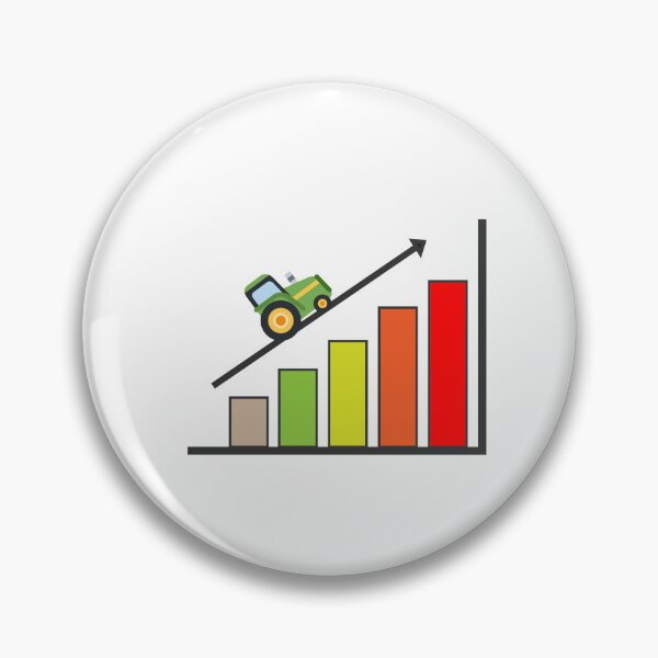 Artikelvorschau, Inflationspreisdiagramm für Lebensmittel - No Farm No Food entworfen und verkauft von ProtonProject.