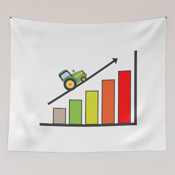 Item preview, Food Inflation Price Chart - No Farm No Food designed and sold by ProtonProject.
