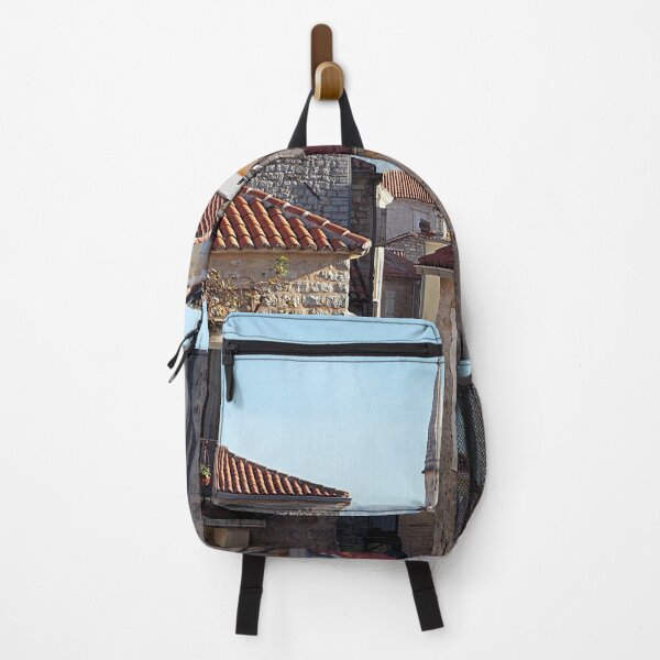 Item preview, Picturesque Street in Old Town Budva with a tower of the Catholic Church of Saint John Ivan, Montenegro designed and sold by branaghbel.