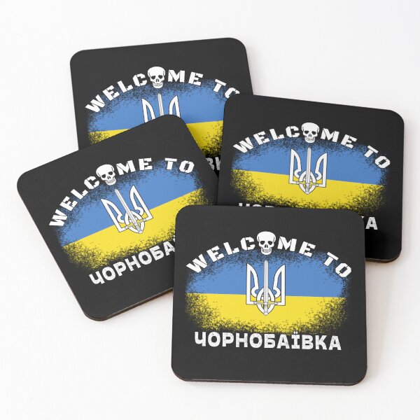 Item preview, Welcome to Chornobayivka, Welcome to Chornobaivka with Ukrainian Flag Trident designed and sold by Aide.