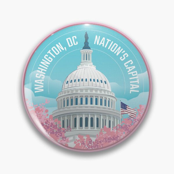 Item preview, Capitol Building, Washington DC, pink blossom designed and sold by MamSelle.