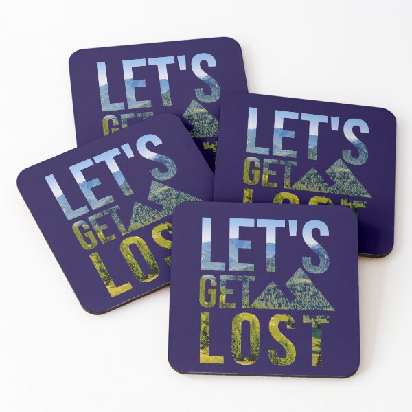Item preview, Let's Get Lost Camping Hiking designed and sold by SunfullyYours.