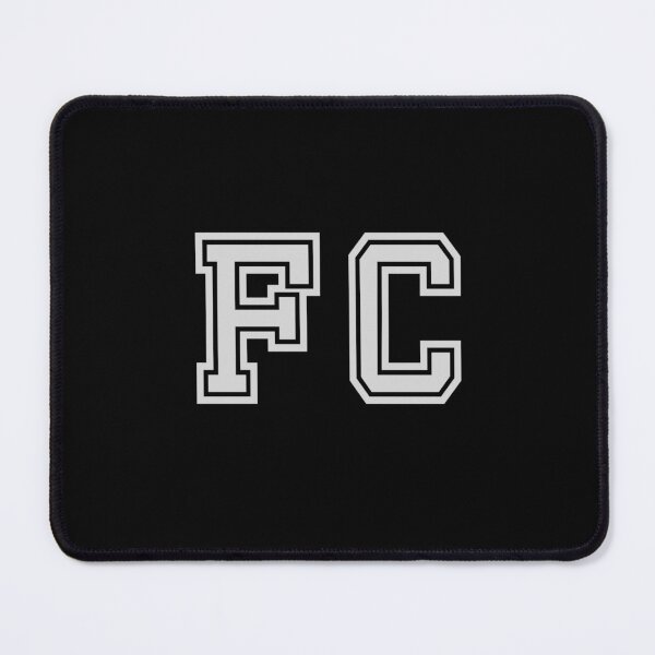 Item preview, F.C. Varsity Initials | Varsity Letters | Black And White | Personalised Gifts designed and sold by Avo And Sriracha.