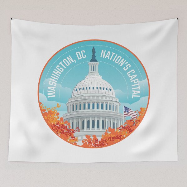 Item preview, Capitol Building, Washington DC, autumn vibes designed and sold by MamSelle.