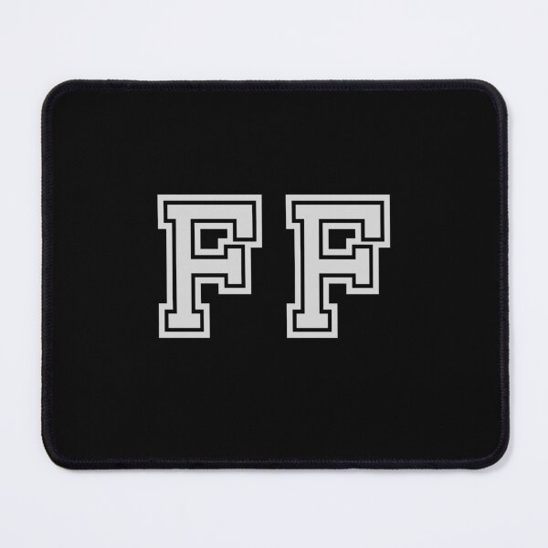 Item preview, F.F. Varsity Initials | Varsity Letters | Black And White | Personalised Gifts designed and sold by Avo And Sriracha.