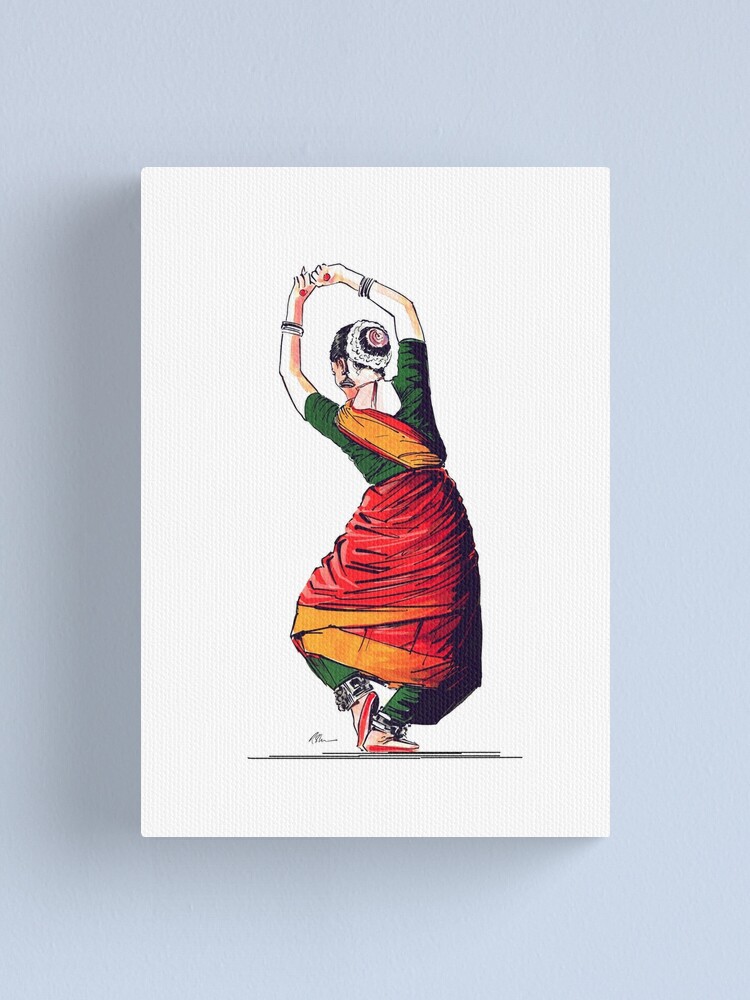 Shobana Chandrakumar-Bharatanatyam Dancer Acrylic Print by Priya Paul -  Fine Art America