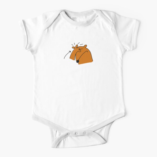 Facepalm Short Sleeve Baby One-Piece