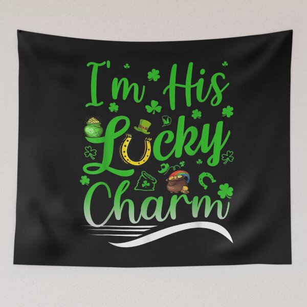 Item preview, I'm His Lucky Charm St Patrick's Day Shamrock T-Shirt designed and sold by Anthony-Wilson.