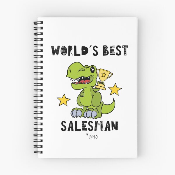 Item preview, Funny Salesman, Worlds Best Salesman, Humor, Dinosaur, T Rex, Tyrannosaurus, Animal, World Greatest, Cute Dino designed and sold by iHeartDinosaurs.