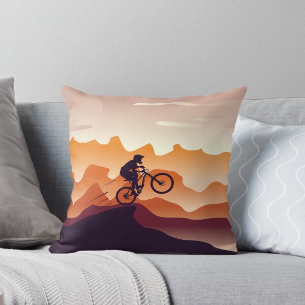 Item preview, Mountain biker leaping off a mountain designed and sold by Gerald Waters.
