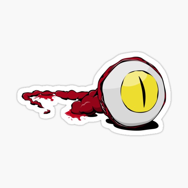 "eye gouged out" Sticker by lamouchenoire Redbubble