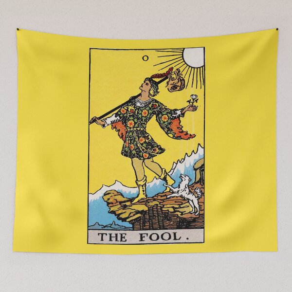 Item preview, TAROT: RIDER WAITE - THE FOOL (COLOUR) designed and sold by IOMAprints.