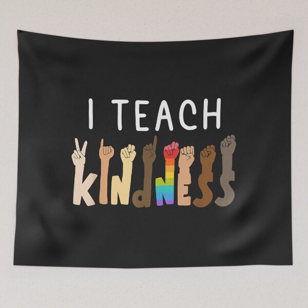 Item preview, I Teach Kindness Autism African LGBT Pride Teacher designed and sold by PootinTuon.