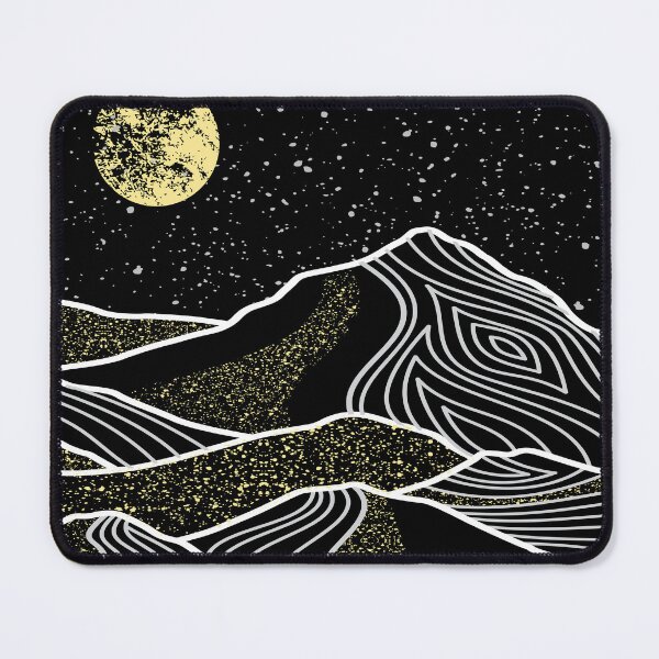 Item preview, Mountains with gold sand Art Essentials designed and sold by NotUrAverageART.