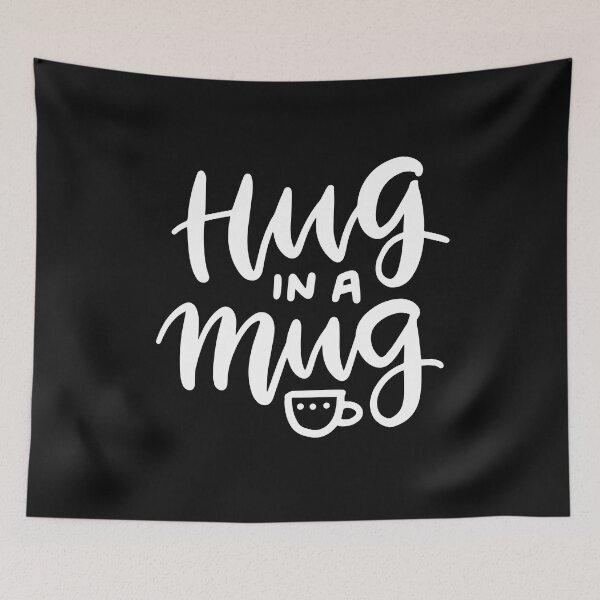 Item preview, Vintage Hug in a Mug Typography  designed and sold by garniturex.