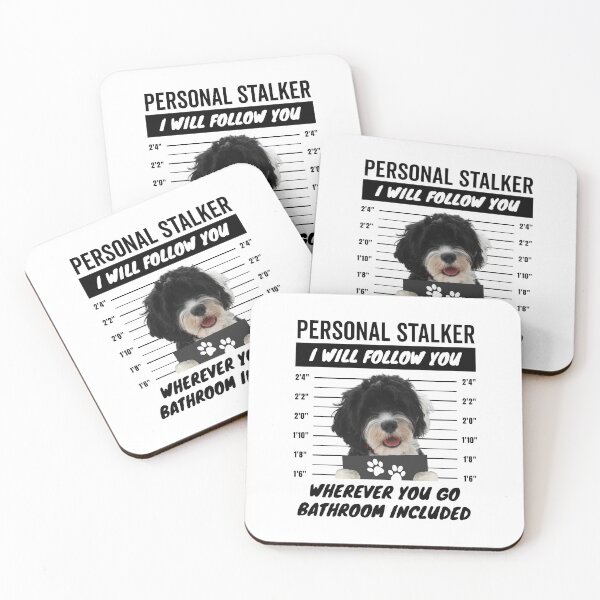 Item preview, Personal Stalker – Portuguese Water Dog designed and sold by More Cute Dogs.
