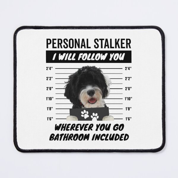 Item preview, Personal Stalker – Portuguese Water Dog designed and sold by More Cute Dogs.