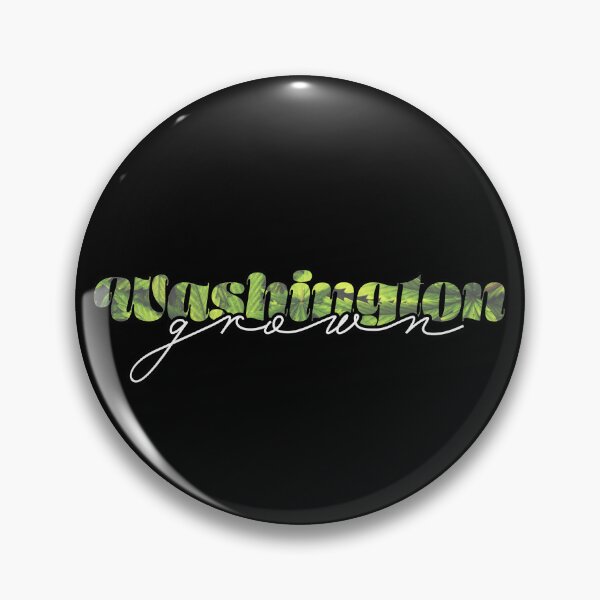 Item preview, Washington Grown Weed Leaves Text - Marijuana/Pot/420/Cannabis for Stoners and Smokers designed and sold by SteamParliament.