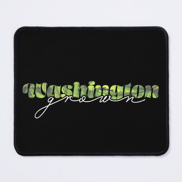 Item preview, Washington Grown Weed Leaves Text - Marijuana/Pot/420/Cannabis for Stoners and Smokers designed and sold by SteamParliament.