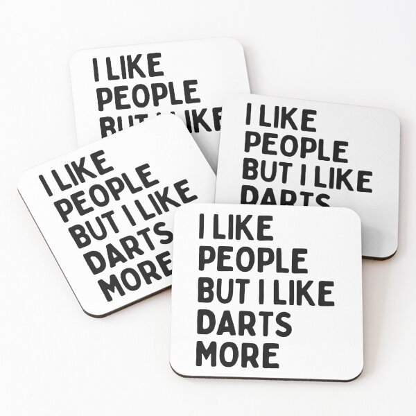 Item preview, I like people BUT I like darts more designed and sold by TheGreenGoat.